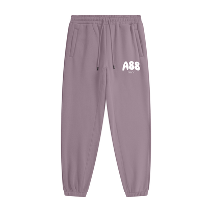 Adult White Fox Joggers