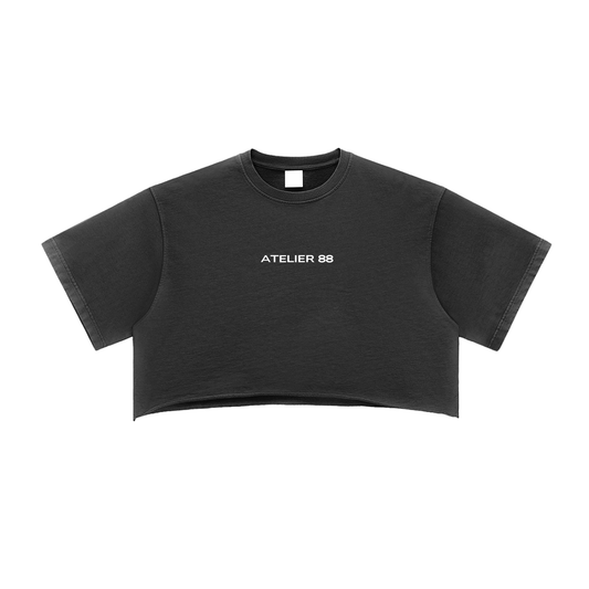 Adult Snow Washed Crop Top
